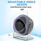 🏆2026 Desk Fan –USB Rechargeable with LED Display 📊 | 100 Speeds, 120° Tilt & Full Oscillation ↔️ | Ultra-Quiet for Bedroom 😴, Office 🖥️ & Camping 🏕️ | Up to 24H Battery ⚡