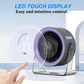 🏆2026 Desk Fan –USB Rechargeable with LED Display 📊 | 100 Speeds, 120° Tilt & Full Oscillation ↔️ | Ultra-Quiet for Bedroom 😴, Office 🖥️ & Camping 🏕️ | Up to 24H Battery ⚡