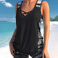 ⏰LAST DAY 60% OFF & FREE GIFT - Miraclesuit Women's Tummy Control Tankini Set with Built-In Bra – Flattering Boho Swimwear with Shorts🔥