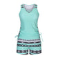 ⏰LAST DAY 60% OFF & FREE GIFT - Miraclesuit Women's Tummy Control Tankini Set with Built-In Bra – Flattering Boho Swimwear with Shorts🔥