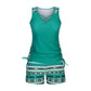 ⏰LAST DAY 60% OFF & FREE GIFT - Miraclesuit Women's Tummy Control Tankini Set with Built-In Bra – Flattering Boho Swimwear with Shorts🔥