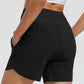 ⏰Last Day Promotion-60% OFF❄️Women's Swim Board Shorts High Waisted Quick Dry UPF 50+ Swimming Bottoms with Pockets