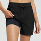 ⏰Last Day Promotion-60% OFF❄️Women's Swim Board Shorts High Waisted Quick Dry UPF 50+ Swimming Bottoms with Pockets