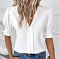 😍LAST DAY SALE 50% OFF-Special Price £12.99🎁☀️🌺Floral V-neck Puff Sleeve Blouse For Women