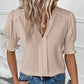 😍LAST DAY SALE 50% OFF-Special Price £12.99🎁☀️🌺Floral V-neck Puff Sleeve Blouse For Women
