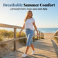 🌞Summer Hot Sale-50% Off!⏰Women's High-Waist Slim-Fit Capri Jeans – Flattering Fit, Everyday Versatility