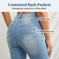 🌞Summer Hot Sale-50% Off!⏰Women's High-Waist Slim-Fit Capri Jeans – Flattering Fit, Everyday Versatility