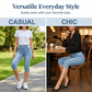 🌞Summer Hot Sale-50% Off!⏰Women's High-Waist Slim-Fit Capri Jeans – Flattering Fit, Everyday Versatility