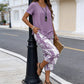⏰Hot Sale 40% OFF🎉Casual Round Neck Layered Tunic Top and Wide Leg Pants Set