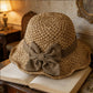 🎉 50% DISCOUNT NOW !👒Elegant Women Straw Sun Hat with Bow🎀