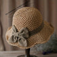 🎉 50% DISCOUNT NOW !👒Elegant Women Straw Sun Hat with Bow🎀