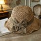 🎉 50% DISCOUNT NOW !👒Elegant Women Straw Sun Hat with Bow🎀