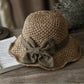 🎉 50% DISCOUNT NOW !👒Elegant Women Straw Sun Hat with Bow🎀