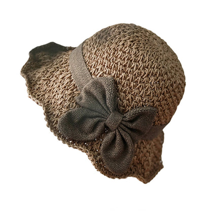 🎉 50% DISCOUNT NOW !👒Elegant Women Straw Sun Hat with Bow🎀