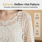 🔥 Hot sale 50% OFF🔥Women's Vintage-Inspired Lace Cover-Up Blouse–Delicate Lace, Flowy Fit & Perfect for Layering or a Romantic Look ✨