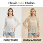 🔥 Hot sale 50% OFF🔥Women's Vintage-Inspired Lace Cover-Up Blouse–Delicate Lace, Flowy Fit & Perfect for Layering or a Romantic Look ✨