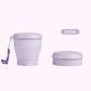 ⏰️Limited-time offer – 50% off！🥰Collapsible Silicone Travel Cup with Lid🥤