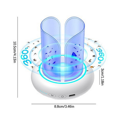⏰LAST DAY SPECIAL PRICE!!🌸360° UV LED Mosquito & Fly Trap Lamp
