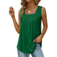 🔥Last Day Special Price £10.99!!🔥Women's Square Neck Sleeveless Vest T-Shirt—update your summer wardrobe. 💖