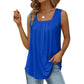 🔥Last Day Special Price £10.99!!🔥Women's Square Neck Sleeveless Vest T-Shirt—update your summer wardrobe. 💖