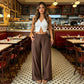 🥳2026 HOT SALE 50% OFF! 🥳💞50K+ SOLD!🌸Women's Cotton Linen Palazzo Pants Summer Flowy Wide Straight Leg Beach Trousers With Pocket Casual Solid Color Soft Elastic High Waist Lounge Pants
