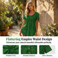 📢⏰Limited Time Offer-50% Off🦋Women's Floral Print Pleated Tunic Top-Elegance that moves with you.🌸
