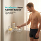 🔥Hot Sale🔥BUY MORE,SAVE MORE🚿Space-Saving No-Drill Corner Shower Caddy😁