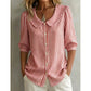 🔥New Arrivals & 50%Off-Summer Commuter Striped Button-Down Shirt– Polished, Slim & All-Day Comfy! ✨