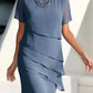 👗🍃🥳2026 HOT SALE🥳BUY 2 GET FREE SHIPPING💥Elegant Pleated Chiffon Midi Dress--Effortless graceful style