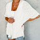 🔥Summer Hot Sale 50％ OFF☀️2025 New Stylish Flowy Short Sleeve Cardigan👚