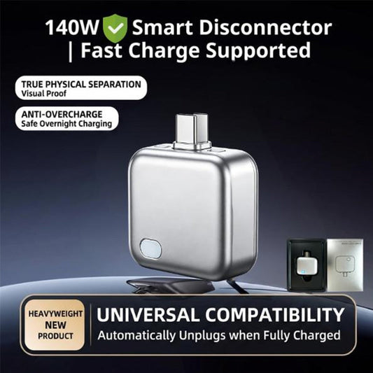 📢📢50% OFF NOW !! ⏰AI Auto-Disconnect 140W Fast Charger