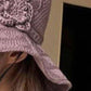 🥳SUMMER HOT SALE🥳💞Limited Special Price:￡9.99!! & 50% OFF! 🔥Women's Crochet Bucket Hat with Flower Accent
