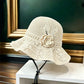 🥳SUMMER HOT SALE🥳💞Limited Special Price:￡9.99!! & 50% OFF! 🔥Women's Crochet Bucket Hat with Flower Accent