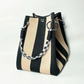 ⏳Limited-time Special Price:￡9.99 & 50% Off!!⏰Striped Knit Bucket Handbag👜