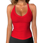 💖Last Day Special Price ￡9.99!! & 50% OFF💥Women's Ribbed V-Neck Tank Top- Stretch Breathable ☁️ Flattering Fit ✅ Multi-Wear Layering 🧥