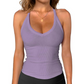 💖Last Day Special Price ￡9.99!! & 50% OFF💥Women's Ribbed V-Neck Tank Top- Stretch Breathable ☁️ Flattering Fit ✅ Multi-Wear Layering 🧥