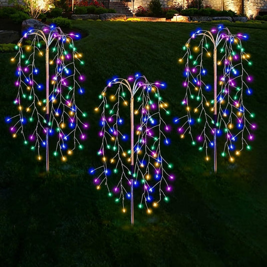 ⏳Limited-time Sale: ONLY ￡11.99 & 50% OFF!! ✨LuminaGlow™ Solar Firework Garden Lights – Waterproof Starburst Stake Lamps for Paths, Patios & Parties 🌟🌧️✨ (Multi-Colour)
