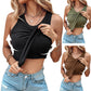 🥳2026 Sexy Tank Tops!🥳50K+ SOLD!💥50％ OFF💥Women's Ribbed Tank Top with Shelf Bra|✅ Built-In Shelf Bra|🩱Stretch Breathable|🌿Versatile Layering|🧥 Flattering Slim Fit ✨