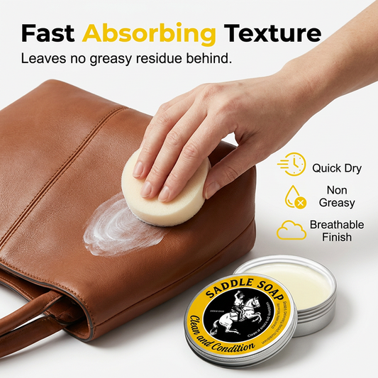 ⏳Last Day-Buy 2 Get 1 Free & 50% OFF🔥All-in-One Saddle Soap Leather Cream