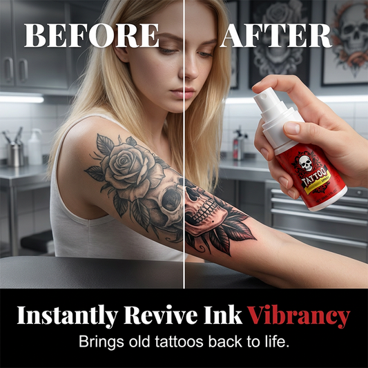 🎨✨Last Day Special Price £7.99!!💥 50K+ sold!💉 Tattoo Aftercare Spray – Ultra-Fine Mist, Hydrates, Revives ink vibrancy.