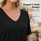 🏖️Summer Cool Deal: ONLY ￡11.99!💃Women's Half Sleeve V-Neck Top with Patchwork Hem