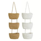 ✨ Wall-Hanging Storage Organizer – 3-Tier, Boho Style, Space-Saving 🏡