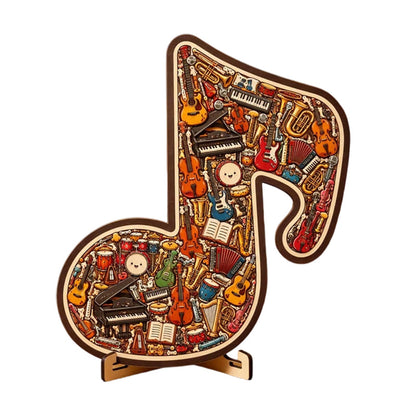 ⌛LAST DAY SALE ONLY ￡8.99!!🎵 Wooden Musical Note Puzzle – Handcrafted Brain Teaser for Music Lovers!  🧩 Perfect Gift • Eco-Friendly • Limited Stock! ⏳🇬🇧