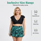 🏖️Summer Hot Sale 50% OFF🌊Women's Tropical Print Two-Piece Skirted Swimsuit👙🌴❤️