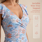 🏖️ Summer Hot Sale 50% OFF🌊👙 Women's Elegant V-Neck Tummy Control Swim Dress