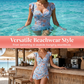 🏖️ Summer Hot Sale 50% OFF🌊👙 Women's Elegant V-Neck Tummy Control Swim Dress