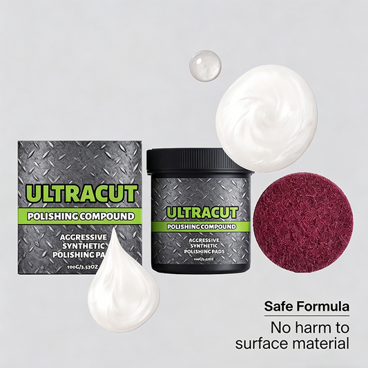 ⏳💥Final 3 hours-￡8.99!!+Free Sponge & Cloth✨All-in-One Surface Restoration Polish with Pad😎