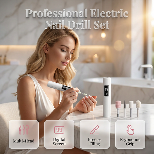 🔥LAST DAY BUY 1 GET 1 FREE!!💞Professional 5-in-1 Electric Nail Polisher ✨ | Salon-Quality Shine at Home – Quiet, Safe & Rechargeable 💅🇬🇧