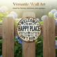 🏡 50% OFF NOW! ✨ Vintage "Happy Place" Metal Sign – Rustic design & weatherproof – Perfect for home, garden or office decor – brings warmth and personality to any space 🏠🌿