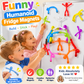 📢📢50% OFF !! ⏰🧲🧸 Posable magnetic figures – hold notes, relieve stress, brighten any space!
